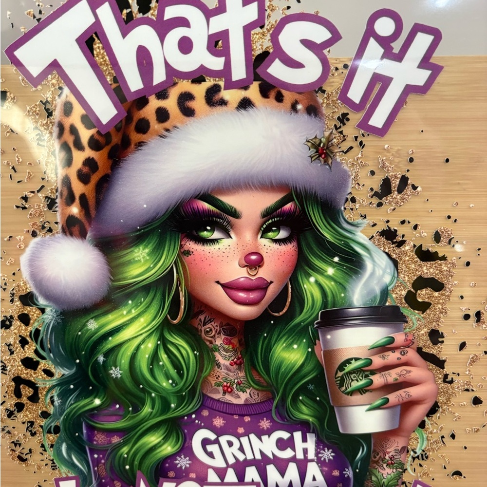 Grinch Mama Graphic Tee or hoodies